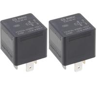 Bosch 0332019457 Mini-Relais 12V, 4 Terminaux Ip5K4, Résistance aux Températures Allant de -40° C À 100° C (Lot de 2)