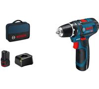 Bosch 060186810F Bosch GSR 12V-15 Vorteils-Set Akku-Bohrschrauber