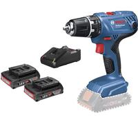 Perceuse visseuse sans fil Bosch GSR 18V-21 + 2 batteries 2Ah + chargeur + coffret L-BOXX - BOSCH - 06019H1008