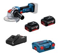 BOSCH 06019J7002 BOSCH GWX 18V-8 Professional Jeu de meuleuses d'angle sans fil 18,0 V, avec 2 batteries