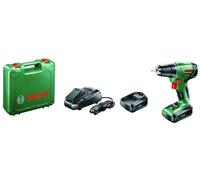 BOSCH 060395430M - Atornillador con batería de litio PSR 1440 LI. 14,4 V 1,5 Ah. Dos velocidades. Luz de trabajo. 12/28 Nm. Ø de perforación: madera 25 mm Syneon Chip con 2 baterías 14,4V 1,5 Ah.