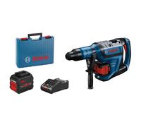 Bosch 0611913002 - Marteau-perforateur Sans Fil GBH 18V-45 C 2x ProCORE18V 12,0Ah, Chargeur GAL 18V-160 C, Butée De Profondeur, Poignée Supplémentaire, Chiffon, Gros Tube, CoMo GCY 42