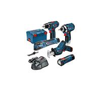 BOSCH 0615990K11 - Kit 12V. 1 Atornillador GSR 12V-15 + 1 Multiherramienta GOP 12V-28 + 1 Atornillador de impacto