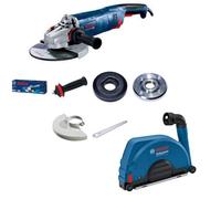 Bosch Combi Set Meuleuse d'angle GWS24-230 JZ + Hotte GDE230 FCS 0615A5004S
