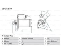 BOSCH 0986012881 Démarreur