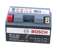 Bosch 0986122615 - Batterie Moto Lithium-Ion 12V 240A 4Ah Lithium Équivalent Jusqu'à 12Ah Plomb Acide - Adaptée aux Motos, Mobilettes, Enduros, Scooters, Quads, Jet Skis - Btz10S