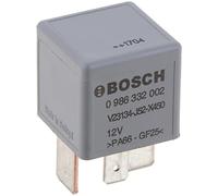 Bosch 0986332002 Mini-Relais 12V 70A, Ip5K4, Résistance aux Températures Allant de -40° C À 85° C