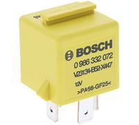 Bosch Mini-relais 0986332072 12V 60A 4 terminaux IP5K4 -40°C à 85°C