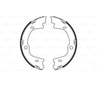BOSCH 0986487778 Jeu de mâchoires de frein. frein de stationnement