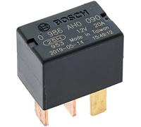 Bosch 0986Ah0090 Micro-Relais 12V 20A, 4 Terminaux, Ip5K4 Résistance aux Températures Allant de -40° C À 125° C