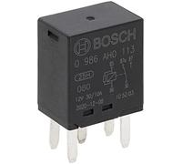 Bosch 0986Ah0113 Mini-Relais 12V 30A, 5 Terminaux, Ip5K4, Résistance aux Températures Allant de -40° C À 100° C