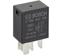 Bosch 0986AH0304 Micro-Relais 12V 20A, 5 terminaux, IP5K4 résistance aux températures allant de -40° C à 85° C