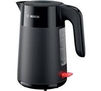 Bosch MyMoment TWK2M163 - Bouilloire électrique - grande ouverture - triple sécurité - filtre anti-calcaire - capacité 1,7 L - plastique de haute qualité - Couleur : Noir