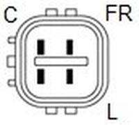 BOSCH 1 986 A01 282 Alternateur pour HYUNDAI,KIA