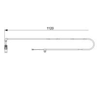 BOSCH 1 987 473 010 Contact d'avertissement, usure des plaquettes de frein pour