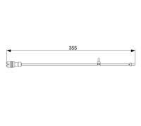 BOSCH 1 987 473 034 Contact d'avertissement, usure des plaquettes de frein pour