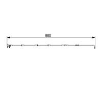 BOSCH 1 987 473 564 Contact d'avertissement, usure des plaquettes de frein pour