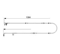 BOSCH 1 987 473 582 Contact d'avertissement, usure des plaquettes de frein pour