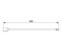 BOSCH 1 987 474 565 Contact d'avertissement, usure des plaquettes de frein pour