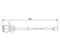 BOSCH 1 987 474 938 Contact d'avertissement, usure des plaquettes de frein pour