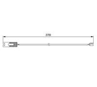 BOSCH 1 987 474 952 Contact d'avertissement, usure des plaquettes de frein pour