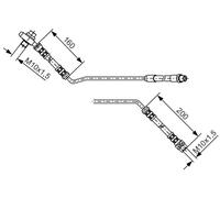 BOSCH 1 987 476 055 Flexible de frein pour BMW
