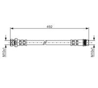 BOSCH 1 987 481 057 Flexible de frein pour OPEL,RENAULT,VAUXHALL