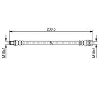 BOSCH 1 987 481 599 Flexible de frein pour BMW