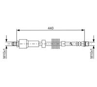 BOSCH 1 987 481 688 Flexible de frein