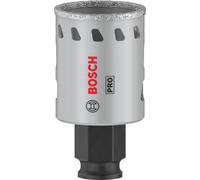 Bosch 1 Scie cloche Pro Tile Power Change Plus (pour carrelage dur, carrelage tendre, diamètre 35 mm, accessoires professionnels)