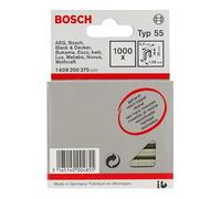 Bosch 1000x Agrafes à dos étroit, résinifiées, type 55 | Longueur 28 mm Professional Accessoire Agrafeuse sans fil, Agrafeuse à main
