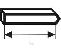 Bosch Pointes pour agrafeuse Type 40, 23 mm, 1000 pièces (1609200390)