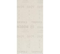 Bosch 10x Abrasifs réticulés EXPERT M480 (pour Peinture sur bois, Bois dur, Ø 93x186 mm, Grain 240, Professional Accessoire Ponceuse excentrique)