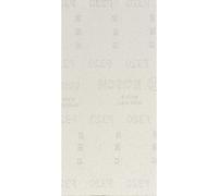 Bosch 10x Abrasifs réticulés EXPERT M480 (pour Peinture sur bois, Bois dur, Ø 93x186 mm, Grain 320, Professional Accessoire Ponceuse excentrique)