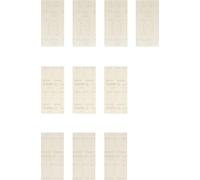 Bosch 10x Boîte d'abrasifs réticulés EXPERT M480 pour ponceuses vibrantes | pour Peinture sur bois, Bois dur, Ø 93x186 mm Grain 4x 80, 3x 120, 3x 180, Professional Accessoire Ponceuse vibrante