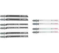 BOSCH Coffret de lames de scie sauteuse Wood, 10 pcs 2607012069