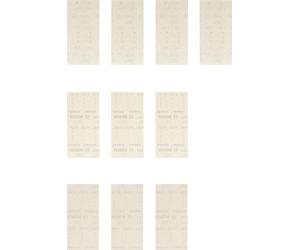 Bosch 10x Coffrets d'abrasifs réticulés EXPERT M480 (pour Peinture sur bois, Bois dur, Ø 93x186 mm, Grain 4x80, 3x120, 3x180, Professional Accessoire Ponceuse excentrique)