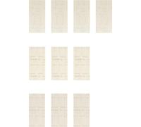Bosch 10x Coffrets d'abrasifs réticulés EXPERT M480 (pour Peinture sur bois, Bois dur, Ø 93x186 mm, Grain 4x80, 3x120, 3x180, Professional Accessoire Ponceuse excentrique)