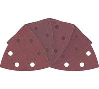 Bosch 10x Disque de ponçage PRO F460 pour outils multifonctions (pour Peinture sur bois, Bois dur, Ø 93x93 mm, Grain 60, 80, 120, 180, 240, Professional Accessoire Outil multifonction, Ponceuse Delta)