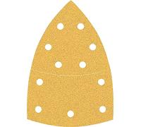 Bosch 10x Feuilles abrasives EXPERT C470 à 11 trous (pour Peinture sur bois, Bois dur, Ø 102x62 mm, Grain 80, Professional Accessoire Ponceuse Multi)