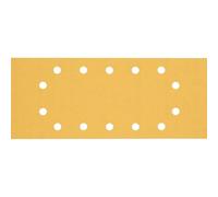 Bosch 10x Feuilles abrasives EXPERT C470 à 14 trous (pour Peinture sur bois, Bois dur, Ø 115x280 mm, Grain 120, Professional Accessoire Ponceuse excentrique)