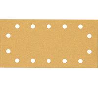 Bosch 10x Feuilles abrasives EXPERT C470 à 14 trous (pour Peinture sur bois, Bois dur, Ø 115x230 mm, Grain 60, Professional Accessoire Ponceuse excentrique)
