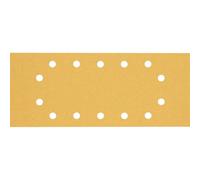 Bosch 10x Feuilles abrasives EXPERT C470 à 14 trous (pour Peinture sur bois, Bois dur, Ø 115x280 mm, Grain 80, Professional Accessoire Ponceuse excentrique)