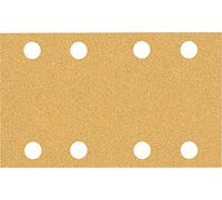 Bosch 10x Feuilles abrasives EXPERT C470 à 8 trous (pour Peinture sur bois, Bois dur, Ø 80x133 mm, Grain 60, Professional Accessoire Ponceuse excentrique)