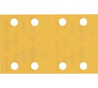 Bosch 10x Feuilles abrasives EXPERT C470 à 8 trous (pour Peinture sur bois, Bois dur, Ø 80x133 mm, Grain 400, Professional Accessoire Ponceuse excentrique)