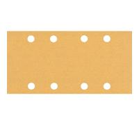 Bosch 10x Feuilles abrasives EXPERT C470 à 8 trous (pour Peinture sur bois, Bois dur, Ø 93x186 mm, Grain 100, Professional Accessoire Ponceuse excentrique)