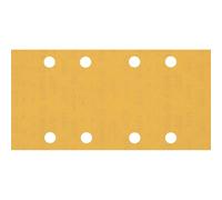 Bosch 10x Feuilles abrasives EXPERT C470 à 8 trous (pour Peinture sur bois, Bois dur, Ø 93x186 mm, Grain 240, Professional Accessoire Ponceuse excentrique)