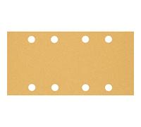 Bosch 10x Feuilles abrasives EXPERT C470 à 8 trous (pour Peinture sur bois, Bois dur, Ø 93x186 mm, Grain 80, Professional Accessoire Ponceuse excentrique)