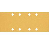 Bosch 10x Feuilles abrasives EXPERT C470 à 8 trous (pour Peinture sur bois, Bois dur, Ø 93x230 mm, Grain 80, Professional Accessoire Ponceuse excentrique)