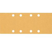 Bosch 10x Feuilles abrasives EXPERT C470 à 8 trous (pour Peinture sur bois, Bois dur, Ø 93x230 mm, Grain 100, Professional Accessoire Ponceuse excentrique)